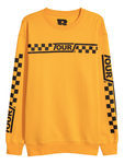 Sudadera amarilla cuadros Justin Bieber para H&M