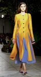 Vestido abotonado de Carolina Herrera primavera/verano 2018 en la New York Fashion Week