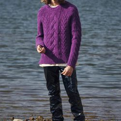 Jersey de lana morado de H&M Studio otoño/invierno 2017/2018