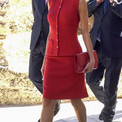 La Reina Letizia con un dos piezas de Nina Ricci en la entrega de los Premios Nacionales de Cultura de 2016