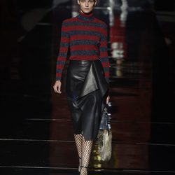 Camisa a rayas de Roberto Verino otoño/invierno 2017/2018 en la Madrid Fashion Week