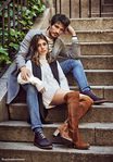 Andrés Velencoso y Dulceida posan con botas y botines en la nueva campaña de Carmela otoño/invierno 2017/2018