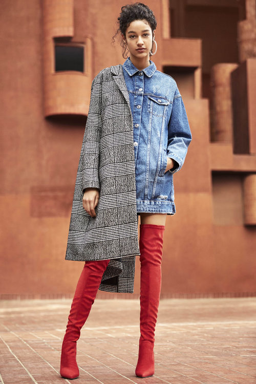Botas altas de color rojo de River Island otoño/invierno 2017/2018
