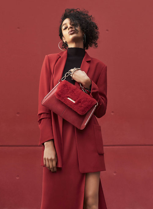 Bolso bandolera rojo de River Island otoño/invierno 2017/2018