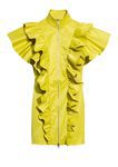 Vestido de piel amarillo de la nueva colección & Other Stories otoño/invierno 2017/2018