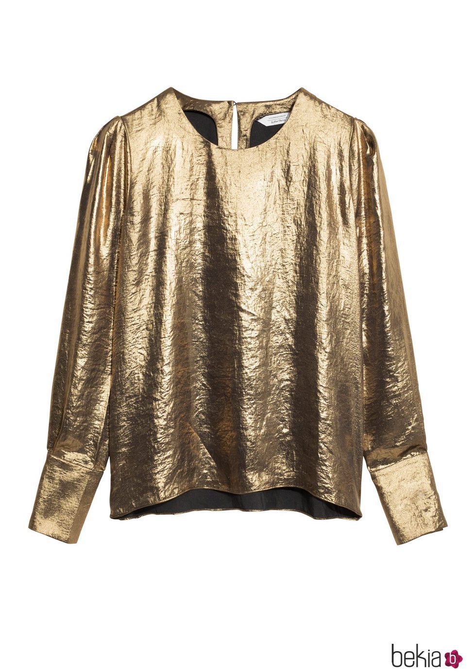 Blusa dorada de la nueva colección & Other Stories otoño/invierno 2017/2018