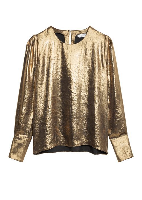 Blusa dorada de la nueva colección & Other Stories otoño/invierno 2017/2018