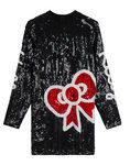 Vestido negro de lentejuelas de la colección de Hello Kitty para Asos de otoño/invierno 2017/2018
