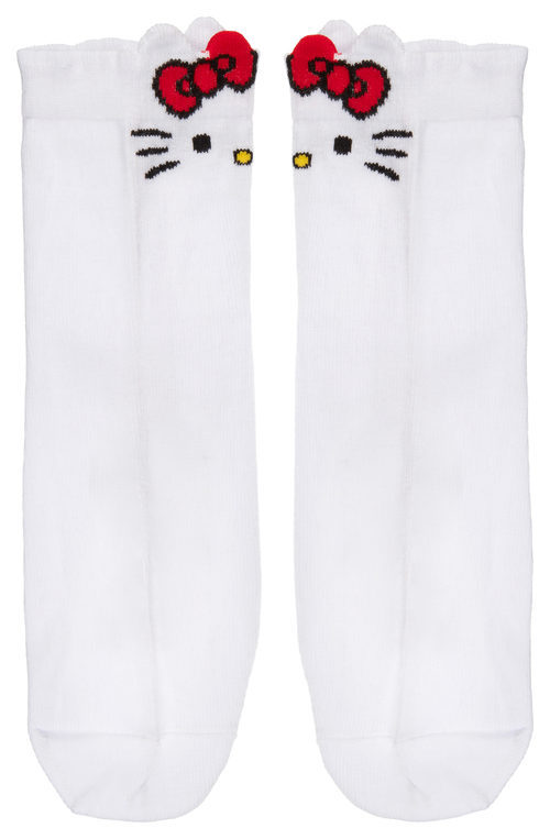 Calcetines blancos de la colección de Hello Kitty para Asos de otoño/invierno 2017/2018
