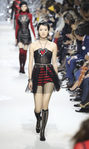 Vestido de tul en el desfile primavera/verano 2018 de Dior en Paris Fashion Week