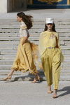 Total looks amarillos de Nina Ricci primavera/verano 2018 en la París Fashion Week