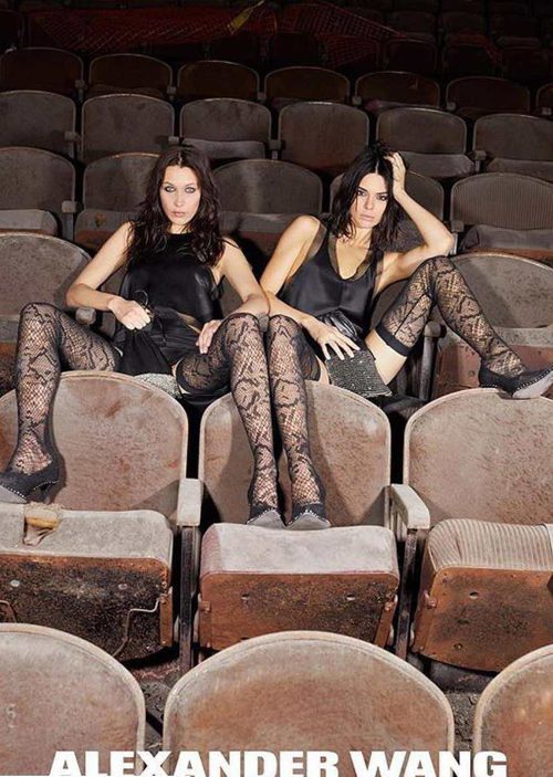 Bella Hadid y Kendall Jenner en la campaña de otoño 2017 de Alexander Wang