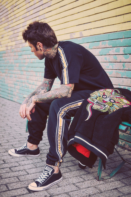 Chándal de la colección 'Misunderstood' del rapero Fedez para Bershka para la colección otoño/invierno 2017/2018 