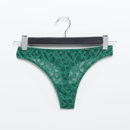 Tanga verde de la colección solidaria de Le Bratelier contra el cáncer de mama 2017