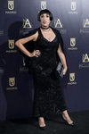 Rossy de Palma con un total black en la presentación de la unión de la Academia de cine española y de Hollywood
