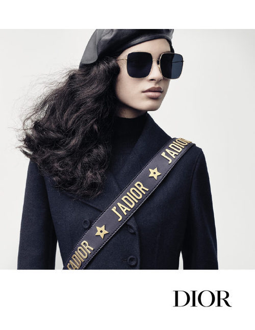 Gafas de son de lentes negras de Dior otoño/invierno 2017/2018