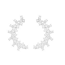 Maxi pendientes originales con brillantes de la firma Apodemia de la colección Mysterious Waters