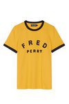 Camiseta amarilla estampada de Fred Perry otoño/invierno 2017/2018