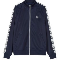 Sudadera azul con detalles en las mangas de Fred Perry otoño/invierno 2017/2018