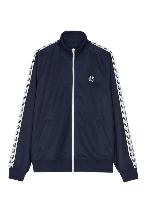 Sudadera azul con detalles en las mangas de Fred Perry otoño/invierno 2017/2018