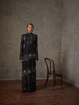 Vestido negro con encaje de la colección Erdem x H&M