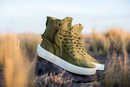 Zapatillas verde oliva de la colección 'Puma x Xo Parallel' diseñadas por The Weeknd