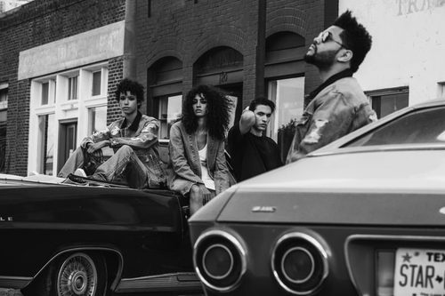 Prendas masculinas y femeninas en la colección 'Puma x Xo' de The Weeknd