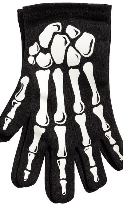Guantes de esqueleto para niño de la colección especial Halloween de H&M