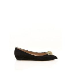Zapato de terciopelo negro de la colección cápsula especial noche de HANNIBAL LAGUNA SHOES