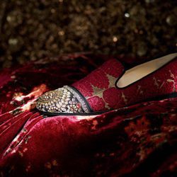 Mocasín con punta bordada de la colección cápsula de Christian Louboutin