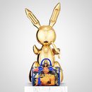 Conejo de Jeff Koons y bolso GAUGUIN de la colección '#LVxKoons'