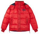 Chaqueta acolchada en color rojo de la colección exclusiva de Umbro para Asos
