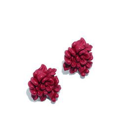 Pendientes rojos de la colección pre-spring 2018 de Salvatore Ferragamo