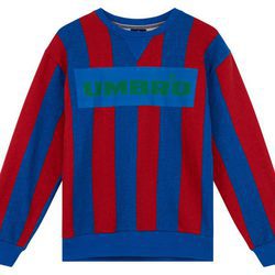 Sudadera de algodón a rayas de la colección de Umbro para Asos