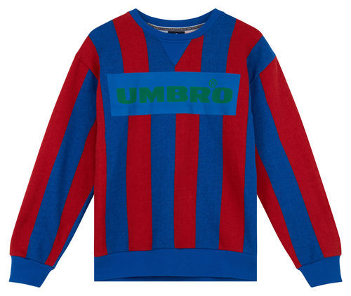 Sudadera de algodón a rayas de la colección de Umbro para Asos