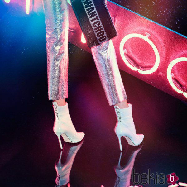 Botín calcetín blanco de la colección 'I Want Choo' de Jimmy Choo