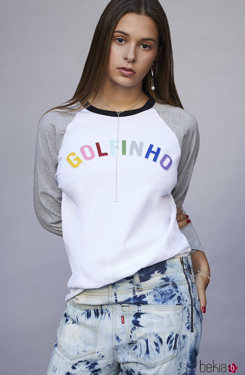 Dora Postigo en la colección cápsula de Davidelfin