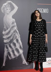 Monica Bellucci poasando en los premios 'Virna Lisi 2017' en Roma