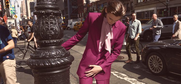 Traje de chaqueta de la colección 'Mid-Town Warm Up' de Zara