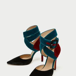 Tacones de la colección 'Mid-Town Warm Up' de Zara