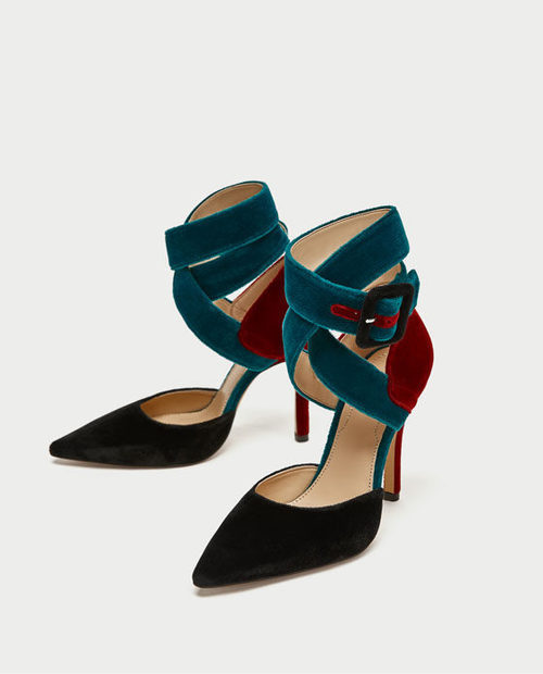 Tacones de la colección 'Mid-Town Warm Up' de Zara