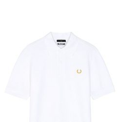 Polo 'piqué' blanco de la colección cápsula 'Fred Perry x Miles Kane'