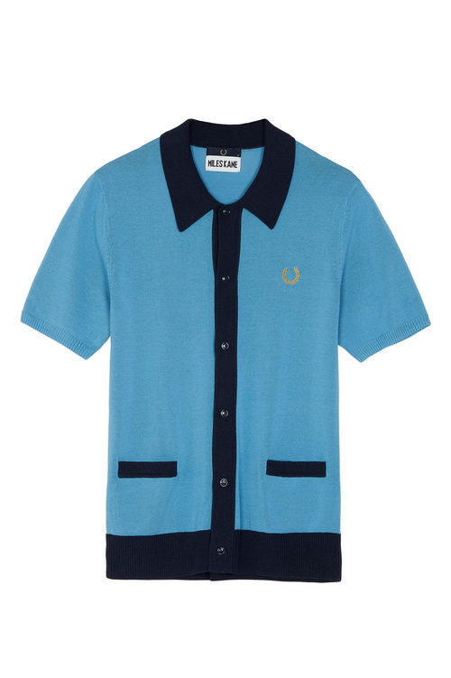 Camisa 'knitted shirt' de la colección cápsula 'Fred Perry x Miles Kane'