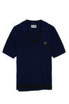 Polo 'piqué' azul marino de la colección cápsula 'Fred Perry x Miles Kane'