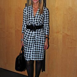 Carmen Lomana con el vestido de Salvatore Ferragamo