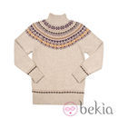 Jersey mezcla de algodón y lana color beige con estampado de la colección otoño/invierno 2011-2012 de Guitare