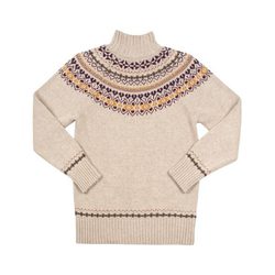 Jersey mezcla de algodón y lana color beige con estampado de la colección otoño/invierno 2011-2012 de Guitare