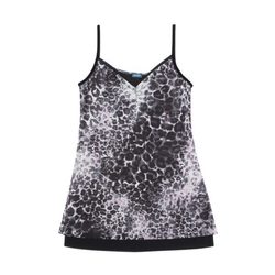 Top de tul de doble faz negro de la colección otoño/invierno 2011-2012 de Guitare