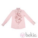 Camisa de punto muy fino rosa palo de la colección otoño/invierno 2011-2012 de Guitare
