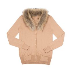 Chaqueta de punto camel de la colección otoño/invierno 2011/2012 de Guitare